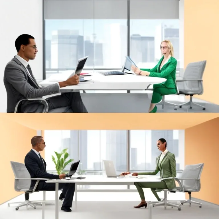 Facilitator guiding a leadership scenario